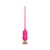 Розовый тонкий стимулятор Nipple Vibrator - 23 см.
