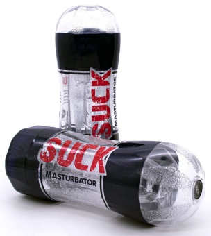 Прозрачный мастурбатор-вагина Suck