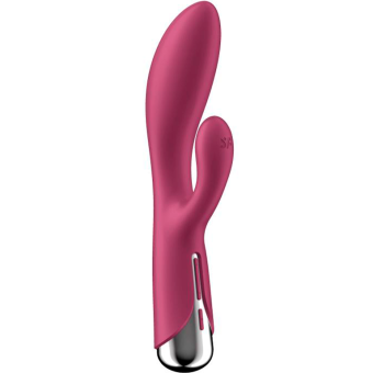 Вибратор-кролик с ротацией Satisfyer Spinning Rabbit 1 малиновый