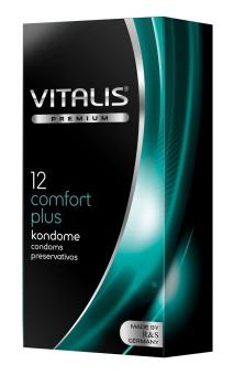 Презервативы анатомической формы Vitalis Premium Comfort Plus 12 шт