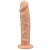 Телесный фаллоимитатор Mike - 19,7 см.