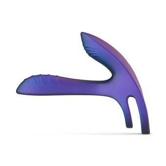 Фиолетовое эрекционное виброкольцо с клиторальной подушечкой Infinity Ignite
