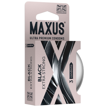 Утолщенные презервативы Maxus Extra Strong 3 шт с кейсом