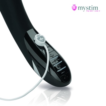 Вибратор с электростимуляцией Mystim Electric Eric Black Edition