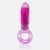 Фиолетовое эрекционное кольцо с вибрацией и пальчиком OYEAH PURPLE Фиолетовое эрекционное кольцо с вибрацией и пальчиком OYEAH PURPLE