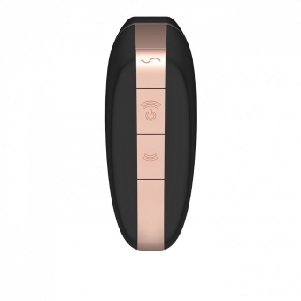 Вакуумный стимулятор с приложением Satisfyer Love Triangle чёрный