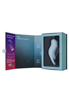 Вакуумый вибростимулятор клитора Satisfyer Pocket Pro 1 голубой Вакуумый вибростимулятор клитора Satisfyer Pocket Pro 1 голубой