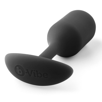 Утяжеленная анальная мини пробка для ношения b-Vibe Snug Plug 2 черная Утяжеленная анальная мини пробка для ношения b-Vibe Snug Plug 2 черная