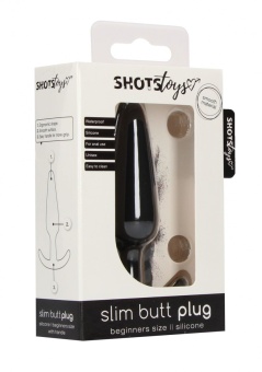 Анальная пробка для ношения Slim Butt Plug чёрная