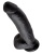 Фаллоимитатор на присоске с мошонкой King Cock with Balls 23 см черный