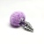 Серебристая анальная пробка с сиреневым мехом Metal Anal Fluffly Twist Plug L Серебристая анальная пробка с сиреневым мехом Metal Anal Fluffly Twist Plug L