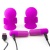 Лиловые перезаряжаемые вибростимуляторы для груди Лиловые перезаряжаемые вибростимуляторы для груди