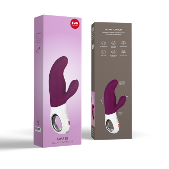 Вибратор со стимулятором клитора Fun Factory MISS Bi фиолетовый