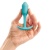 Утяжелённая анальная пробка для ношения b-Vibe Snug Plug 1 мини голубая Утяжелённая анальная пробка для ношения b-Vibe Snug Plug 1 мини голубая