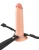 Фаллопротез Hollow Silicone Strap-On 18 см телесный Фаллопротез Hollow Silicone Strap-On 18 см телесный