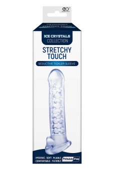 Прозрачная насадка-удлинитель Stretchy Touch - 18 см.