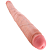 Фаллоимитатор двухсторонний гибкий King Cock Tapered Double Dildo 43 см телесный