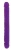 Двойной фиолетовый фаллоимитатор DOUBLE DONG LAVENDER - 30 см.