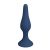 Синяя анальная пробка Slim Anal Plug XL - 15,4 см.