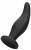 Черная анальная пробка Curve Butt Plug - 11,4 см.