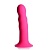 Розовый гибкий фаллоимитатор Squeeze-It Wavy Dildo - 18,3 см.